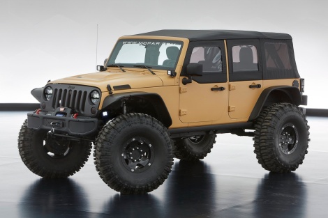The LED off-road lights and headlamps, Rubicon 10th Anniversary swing away rear tire carrier are some new additions.
